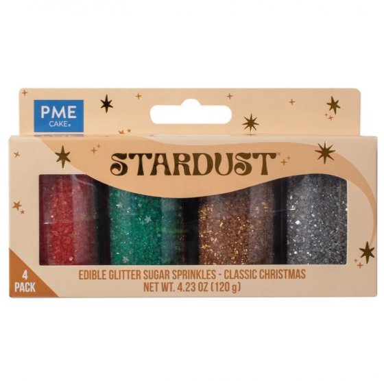PME Strössel Stardust Glitter 4-pack