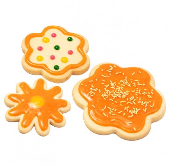 Färdig orange glasyr