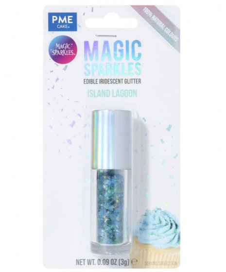 PME Syötävä Glitter Island Lagoon Flakes
