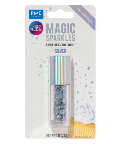PME Ätbart Glitter Silver Flakes