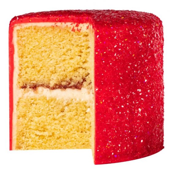 PME Ätbart Glitter Red Ruby Flakes