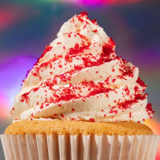 PME Ätbart Glitter Red Ruby Flakes