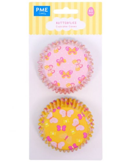 Muffinsformar med fjärilar