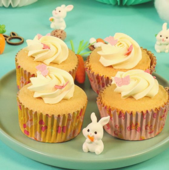 Muffinsformar med fjärilar