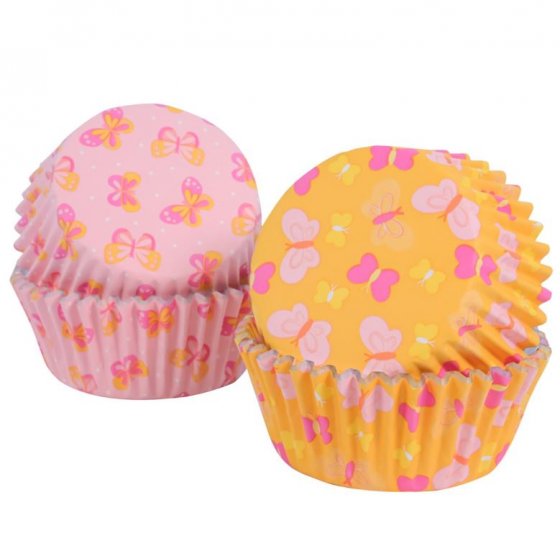 Muffinsformar med fjärilar