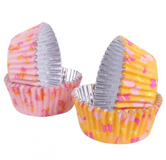 Muffinsformar med fjärilar