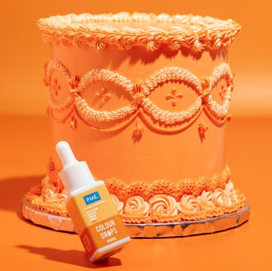 PME Oljebaserad ätbar färg Orange 20 ml