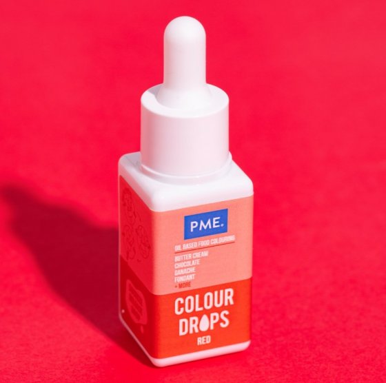 PME Öljypohjainen Syötävä Väri Punainen 20 ml