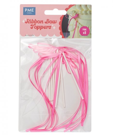 PME Cake Topper Rosa Rosetter 8-pack