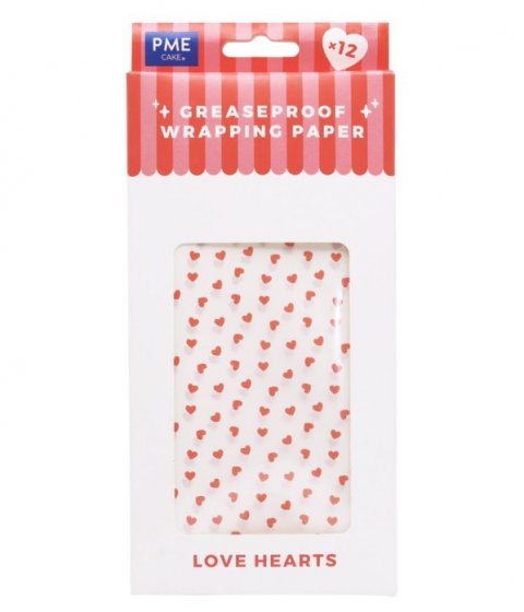 PME Smörpapper Hjärtan 12-pack