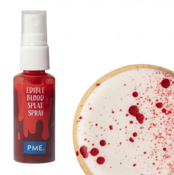 Sprayfärg blood splat