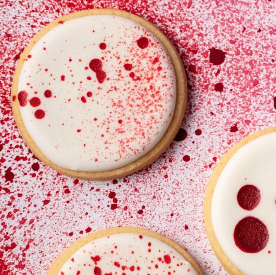 Sprayfärg blood splat
