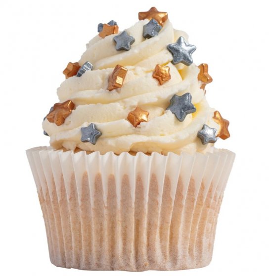 PME Strössel Stjärnor guld/silver