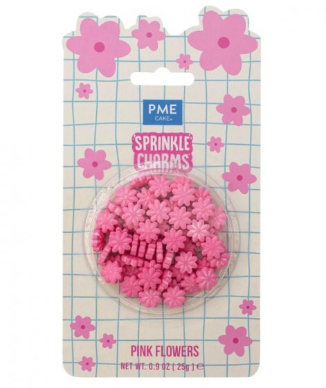 PME Strösseli Vaaleanpunaiset Kukat