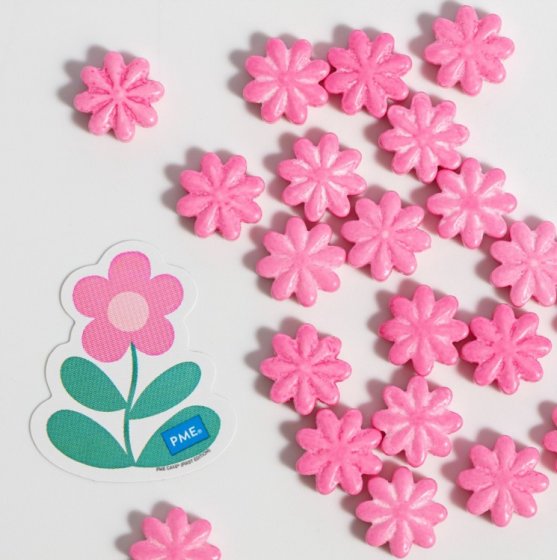 PME Strösseli Vaaleanpunaiset Kukat