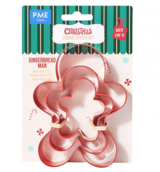 PME Utstickare Pepparkaksgubbe 3-pack