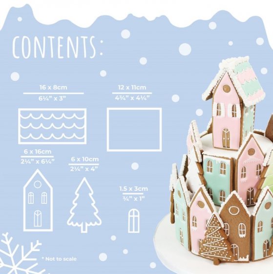 Utstickare pepparkakshus