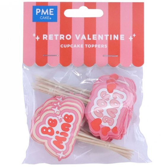 Vintage cupcake toppers