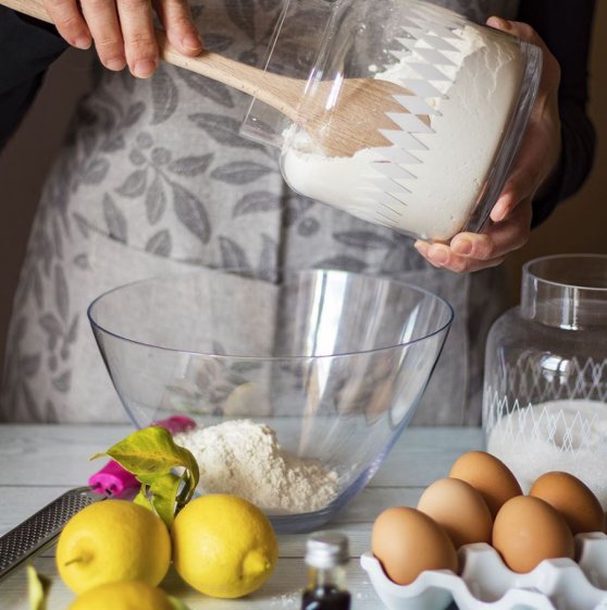 Transparent skål i polykarbonat Ø22 cm