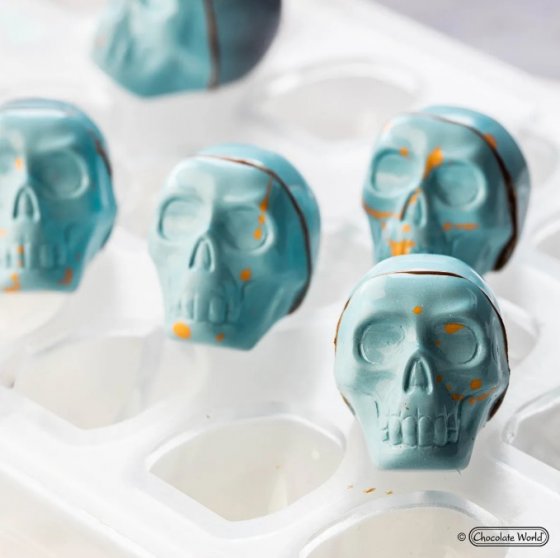 Chocolate World Pralinform Skull CW1666