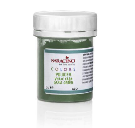 Saracino mörkgrön pulverfärg