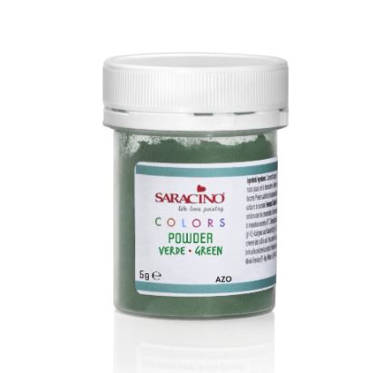 Saracino Rasvaliukoinen Tomuväri Vihreä 5 g