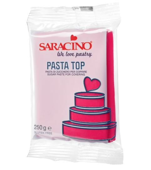 Saracino sockerpasta fuchsia