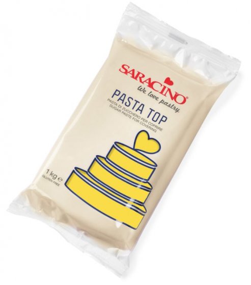 Gul sockerpasta Saracino