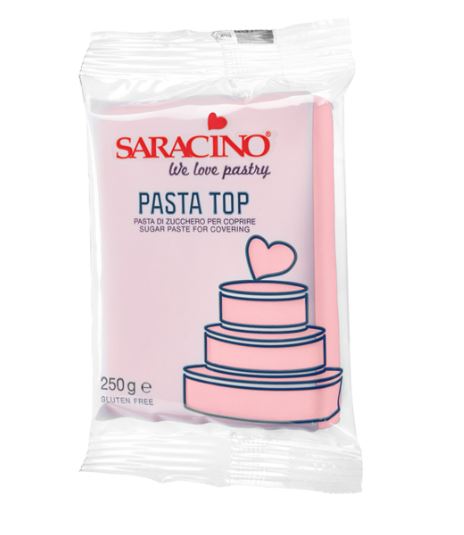 Saracino sockerpasta ljus babyrosa