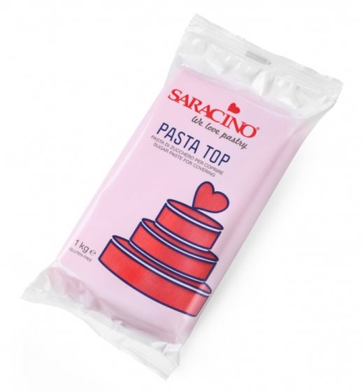 sockerpasta röd saracino