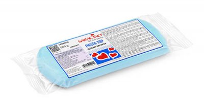Saracino sockerpasta babyblå 500 g