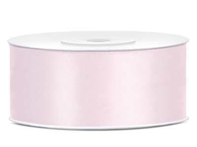 25 m Satinband Light Powder Pink 25 mm