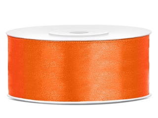 25 m Satinband Orange 25 mm