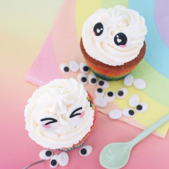 Sockerdekorationer ögon Kawaii