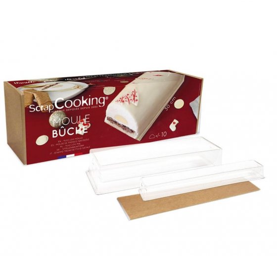 Plastic log mould + insert