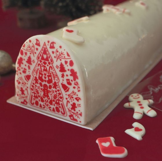 Plastic log mould + insert