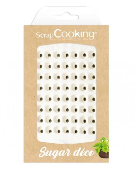 Scrapcooking sockerdekorationer ögon 63 st