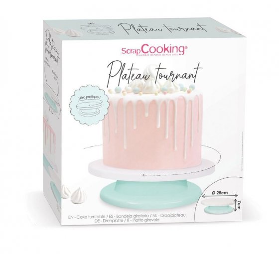 snurrande tårtfat scrapcooking