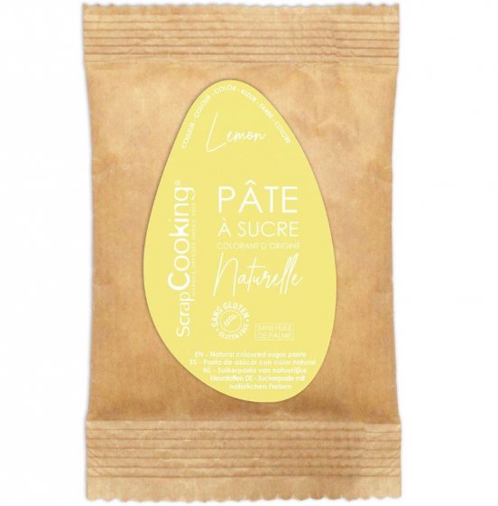 Scrapcooking sockerpasta lemon