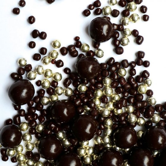 FYND! BF 28-10-2026 ScrapCooking Strössel Chokladkulor Mörk/guld