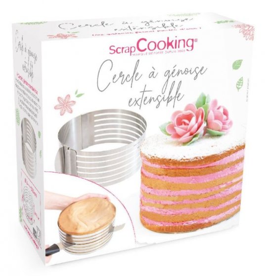 Scrapcooking Justerbar Tårtring - Perfekta lager