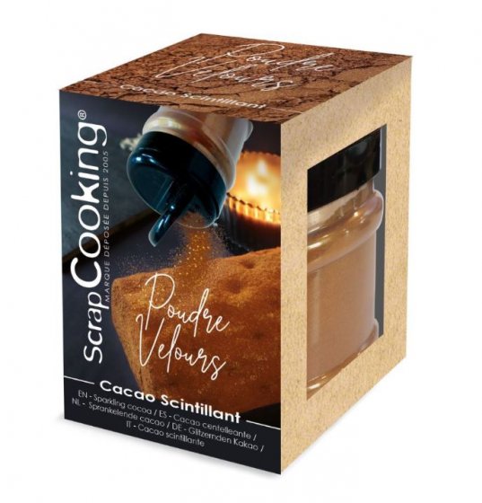 Velvet sparkling cocoa powder