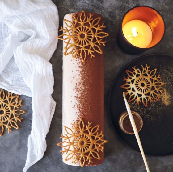 Velvet sparkling cocoa powder