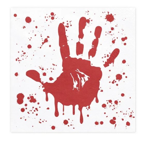 Lautasliinat Bloody hand