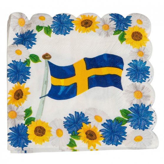 Servetter midsommar