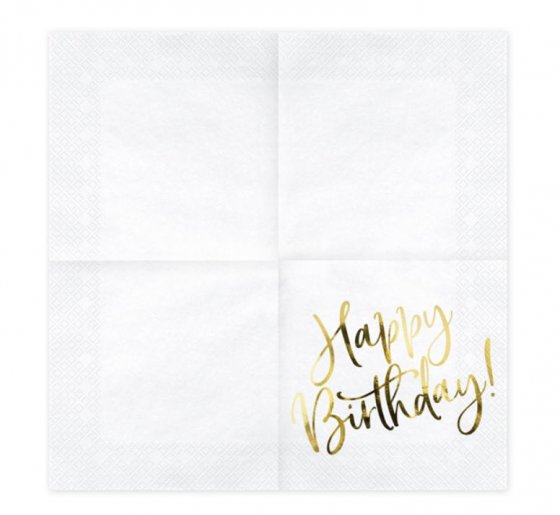Vita servetter födelsedag