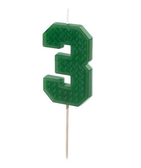 Sifferljus byggklossar 3