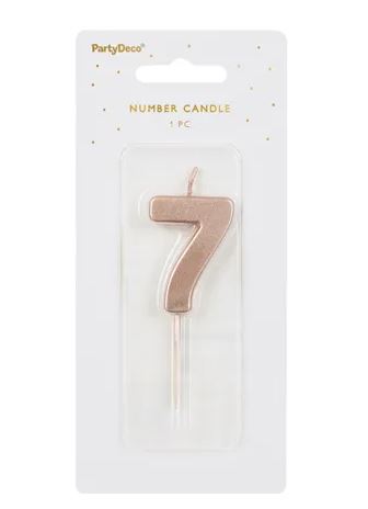 Sifferljus roséguld