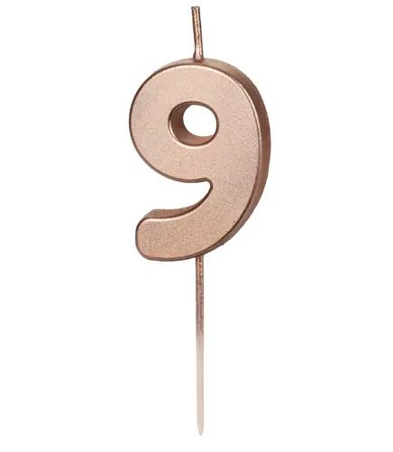 Sifferljus roséguld