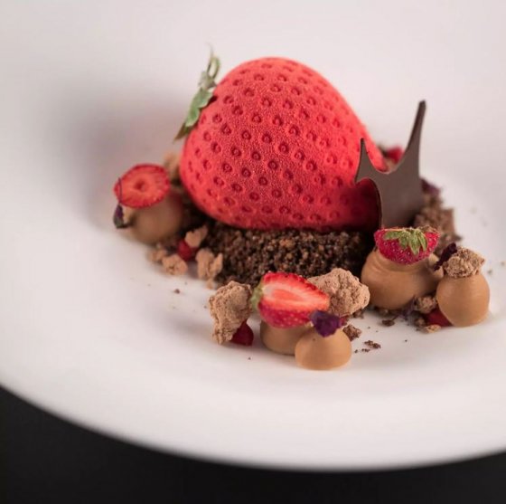 Silikonform jordgubbar